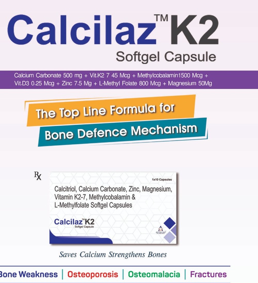 Calcilaz-K2 Softgel Capsule pack