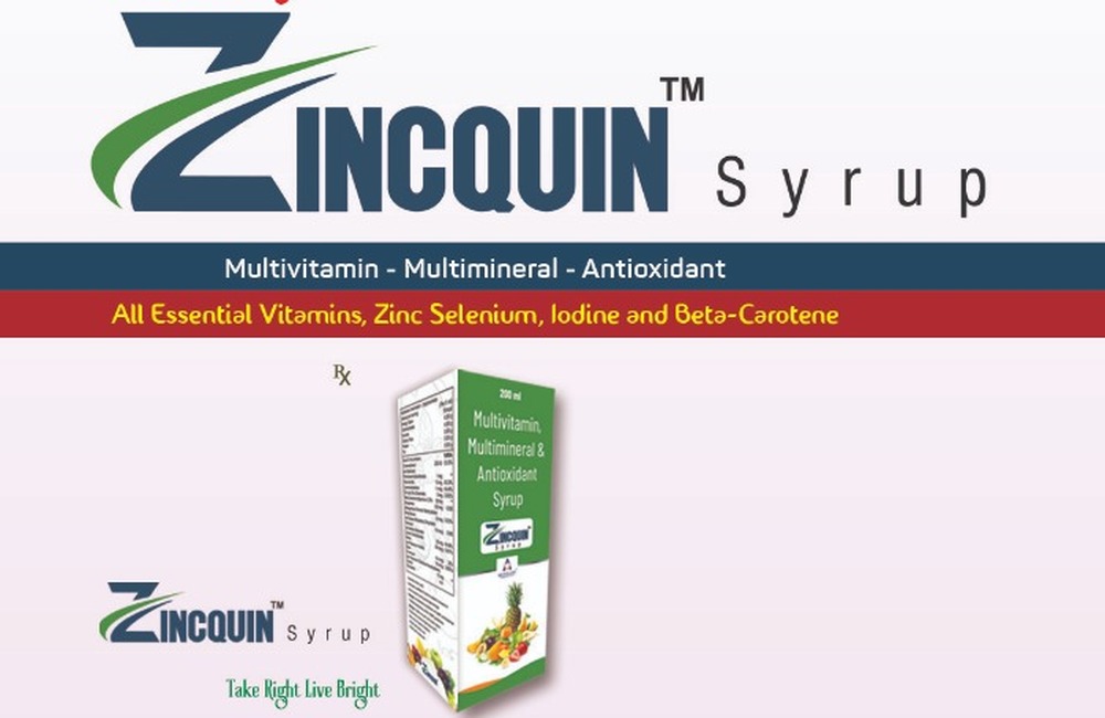 Zincquin Syrup pack shot